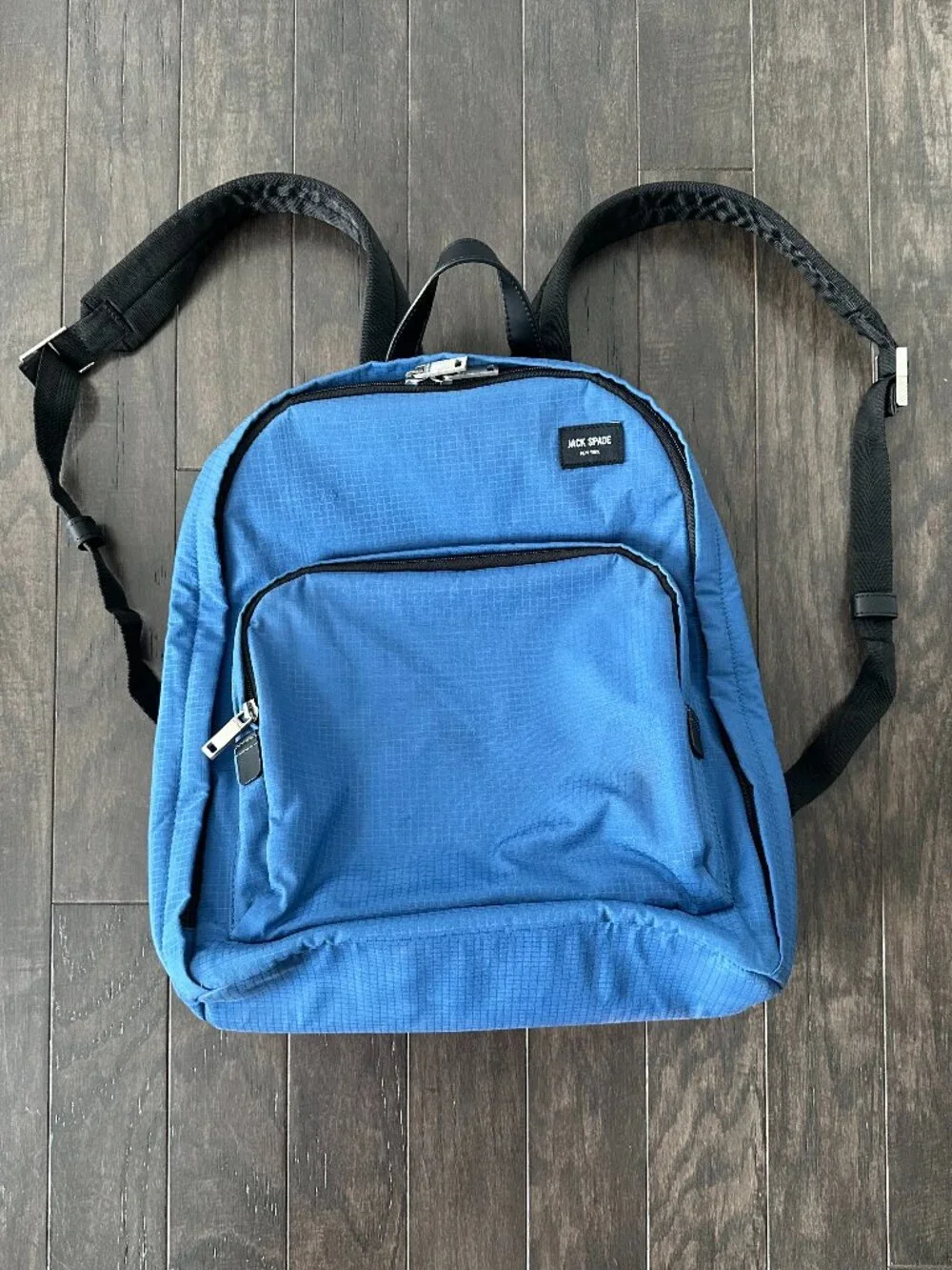 Jack Spade Men's Admiral Blue Solid Ripstop Bookpack/Backpack